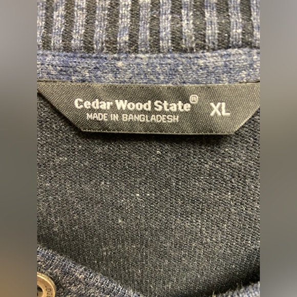 CEDAR WOOD STATE ELEGANT COTTON MEN SWEATER SIZE XL - Picture 7 of 7